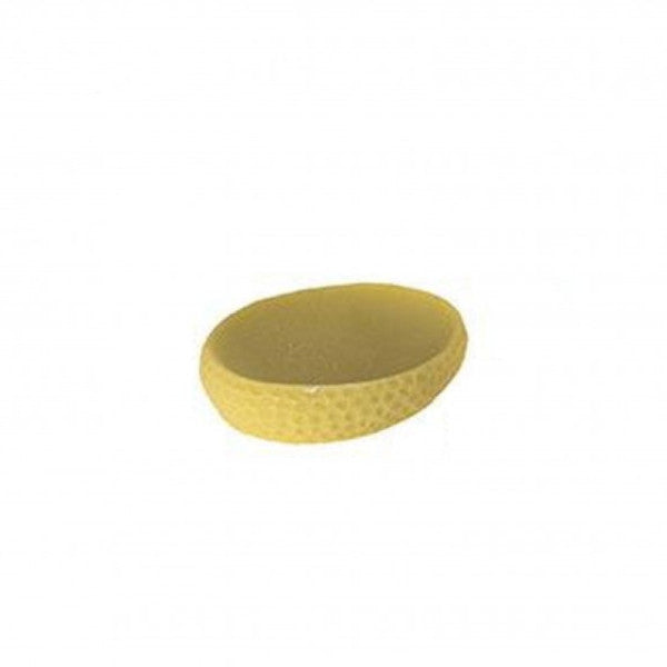 Yellow Honeycomb Patterned Soap Dish Bathroom Accessories