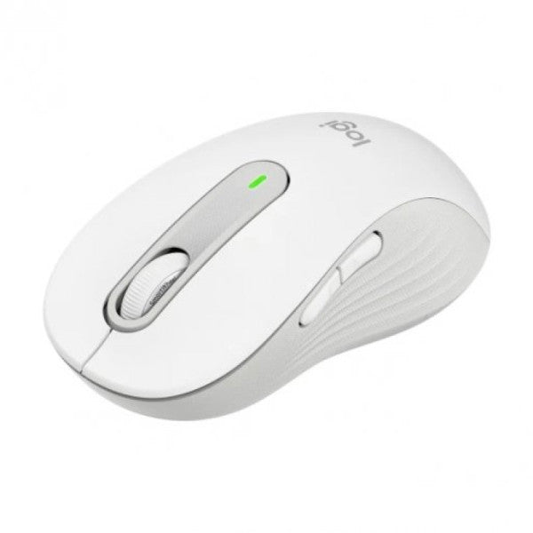 Logitech 910-006238 M650 L Signature Wireless White Handheld Full-Size Mouse
