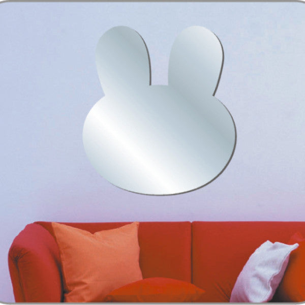 Mirrored Wall Decorations (Sticker) In Rabbit Shaped