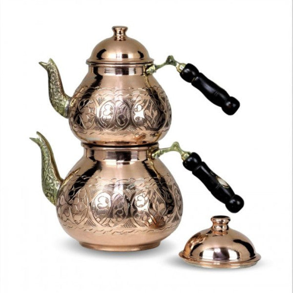 Morya Copper Teapot Drop Excavated 2.7 Lt 6-8 Persons