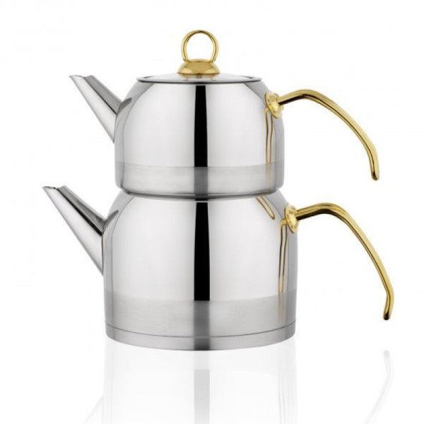 Schafer Ada (Large) 4 Piece Gold Teapot Set
