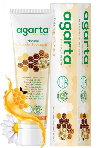 Natural Propolis Toothpaste 100 Ml/130 Gr + 20 Ml Argan Cream