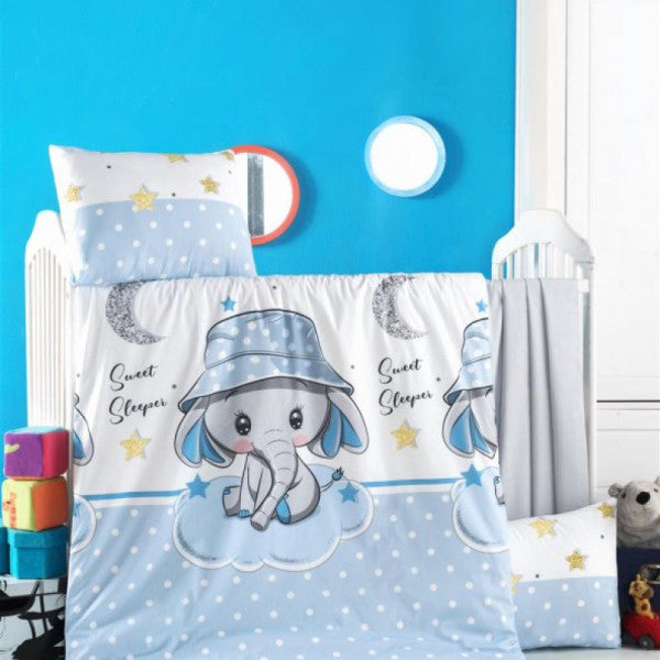 Komfort Home Baby Sleeping Set 100% Cotton / Elephant