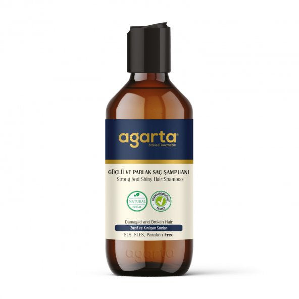 Agarta Natural Shampoo For Strong and Shiny Hair 400 ml