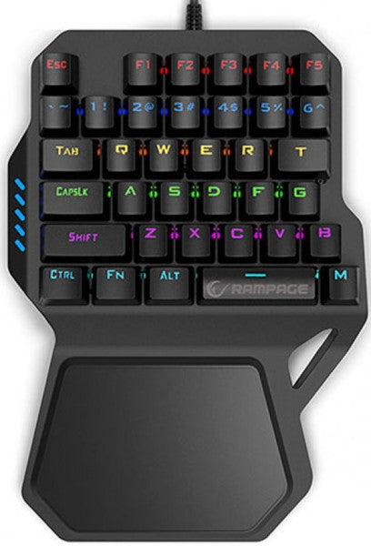 Rampage Kb-R77 Usb Rainbow Backlight Mechanical 36 Keys Mini Gaming Gaming Keyboard