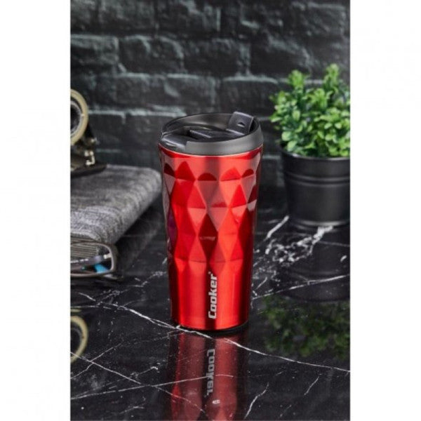 Cooker Prism 350 Ml Steel Mug Thermos Red Ckr2048