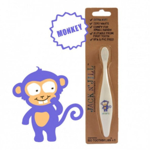 Jack And Jill Kids Toothbrush Monkey