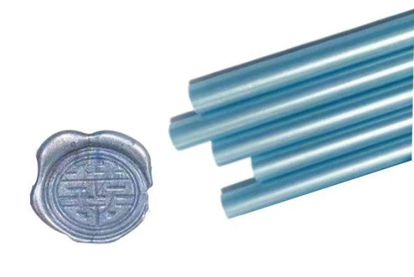 SEAL Bum çubuğu sıcak tutkal 7mm x 20cm 6 adet metalik pastel mavi