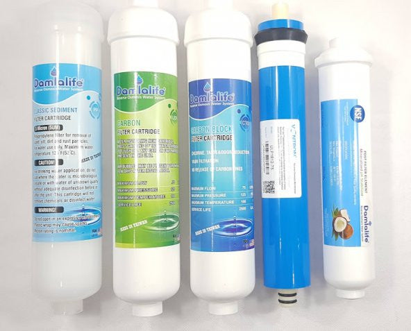 5Li Damlalife water purifier Inline filter kit