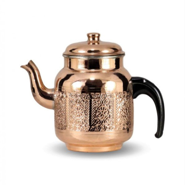 Morya Embroidered Copper Teapot 1.40 Lt