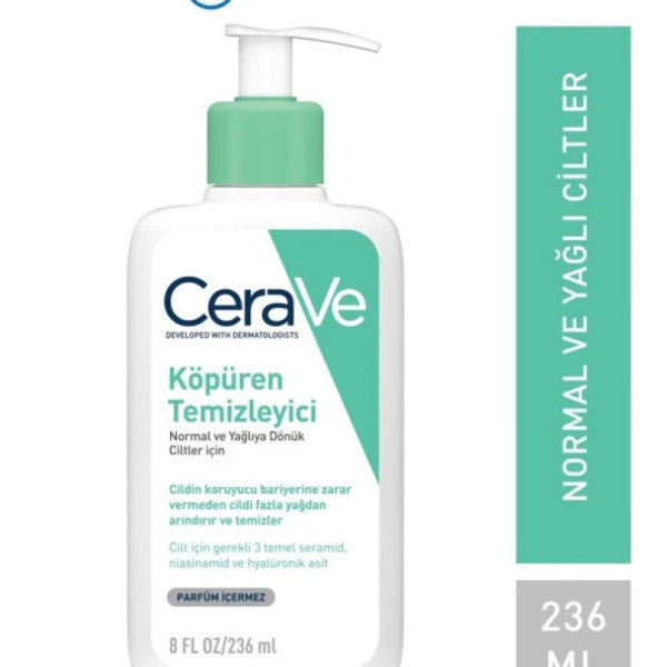 Cerave Foaming Cleanser For Normal & Oily Skin 236 Ml