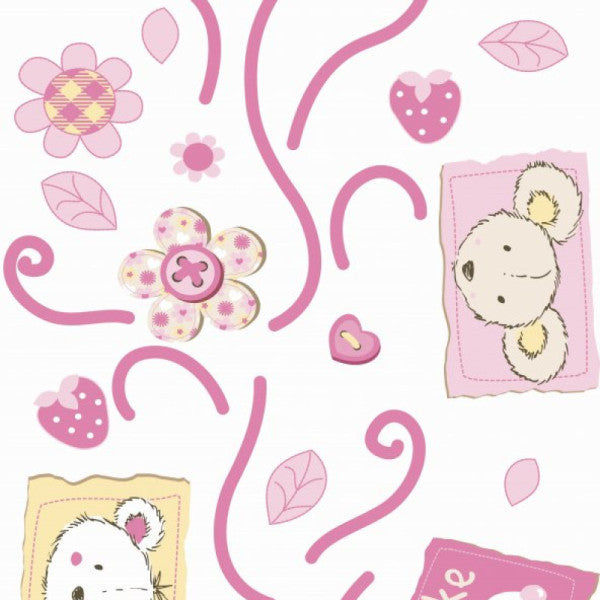 Wall Decorations (Stickers) Flowering Tree Patterned Pvc