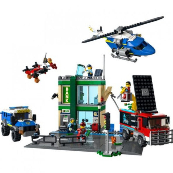 Lego City 60317 Police Tracking In The Bank (915 Pieces)