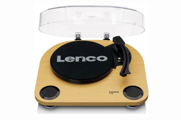 Lenco Ls-40Wd Wooden Turntable Record Player