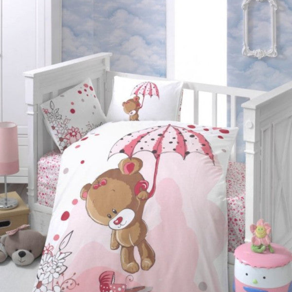 Komfort Home Baby Duvet Cover Set 100% Cotton (Berinay)