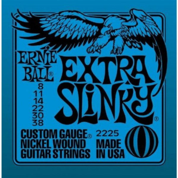 Ernie Ball P02225 Extra Slinky Nickel Wound 008-038 Electric Guitar String