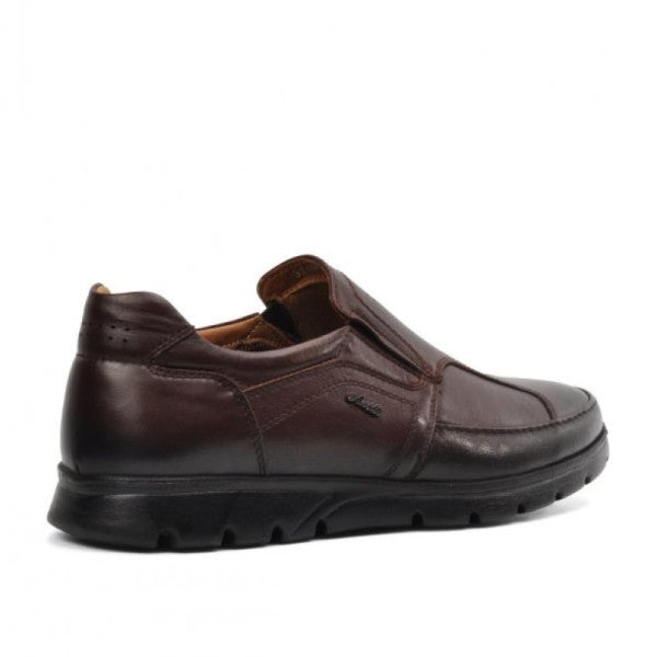 Forelli Brown Men's Slip On Genuine Leather Shoes