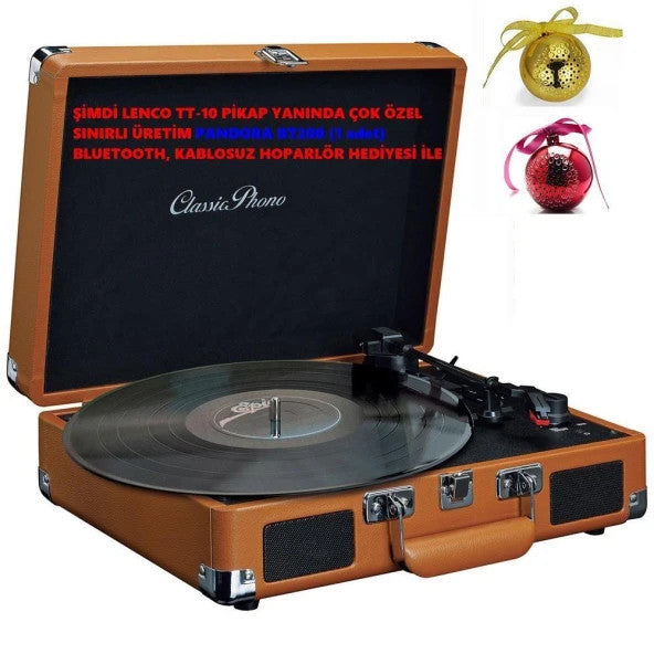 Gift Lenco Classic Phono Tt-10 Speaker Turntable