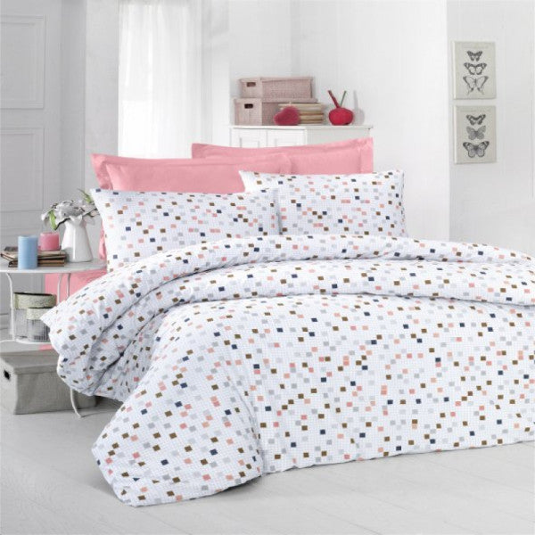 Komfort Home Single Ranforce Duvet Cover Set (Mosaic)