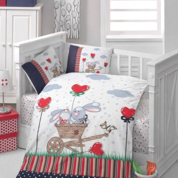 Komfort Home Baby Sleeping Set 100% Cotton (Duvet And +2 Pillows)