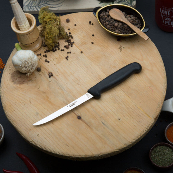Lazbisa Kitchen Knife Set Butcher Meat Fish Black Fillet Knife