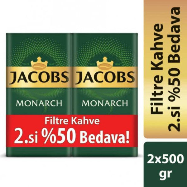 Jacobs Monarch Filter Coffee 2 x 500 gr