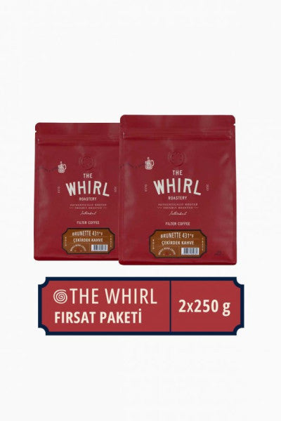 The Whirl Filter Brunette 431°F Bean Coffee Opportunity Package 250 gr x 2 Pieces