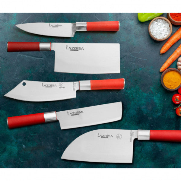 Lazbisa Kitchen Knife Set Meat Vegetable Chef Knife 5Li Redcraft Action Almazan China Line Nakiri Chef