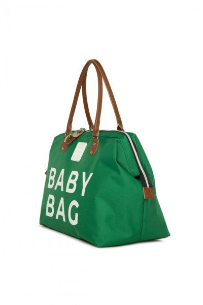 Bagmori Dark Green Baby Bag Printed Baby Care Bag