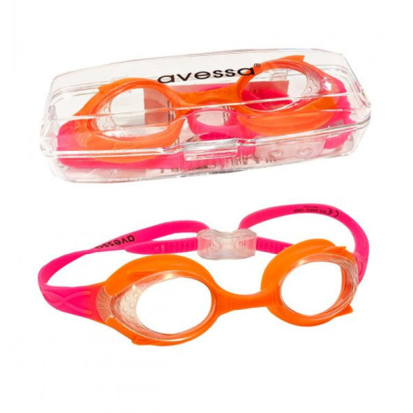 Avessa Kids Swimming Goggles Orange-Pink Gs28-3